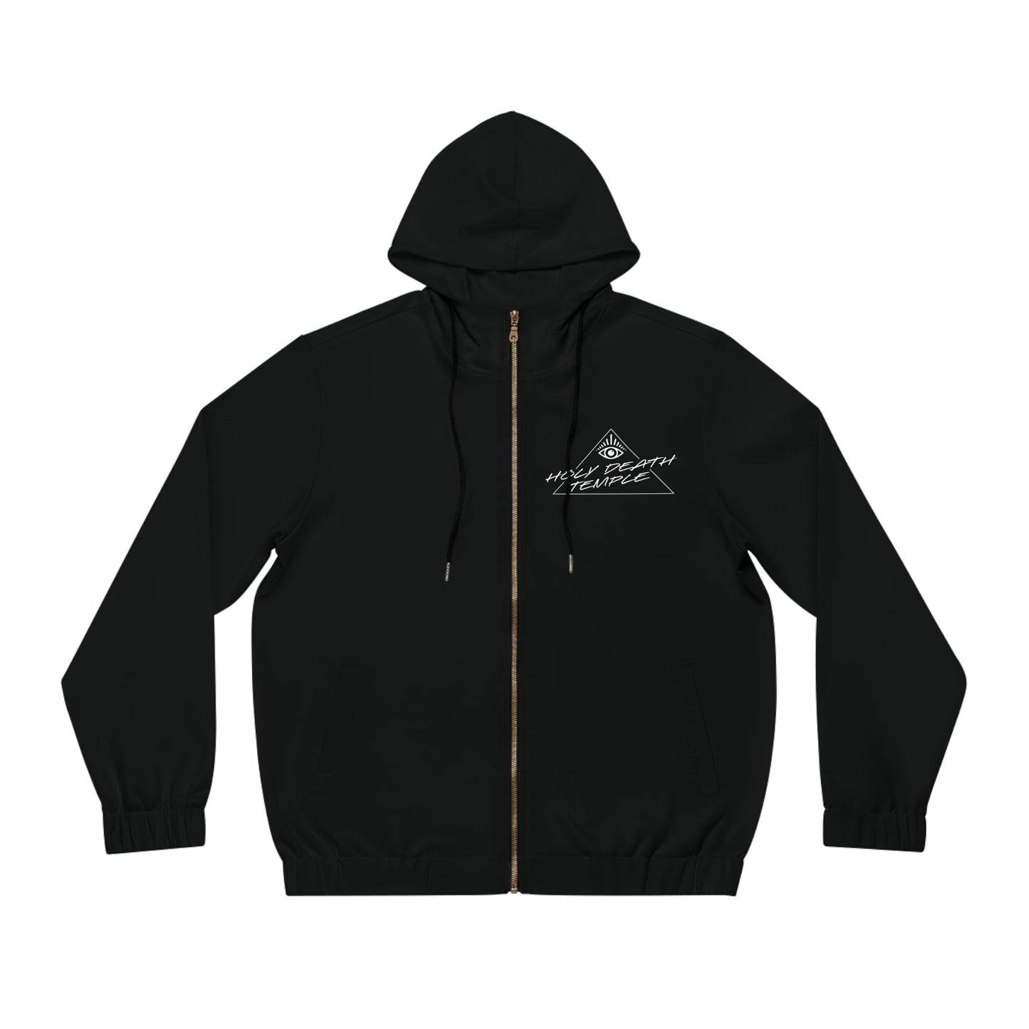 Holy Death Temple - GWAC Cats Of Anarchy Black - Men's Full-Zip Hoodie (AOP)