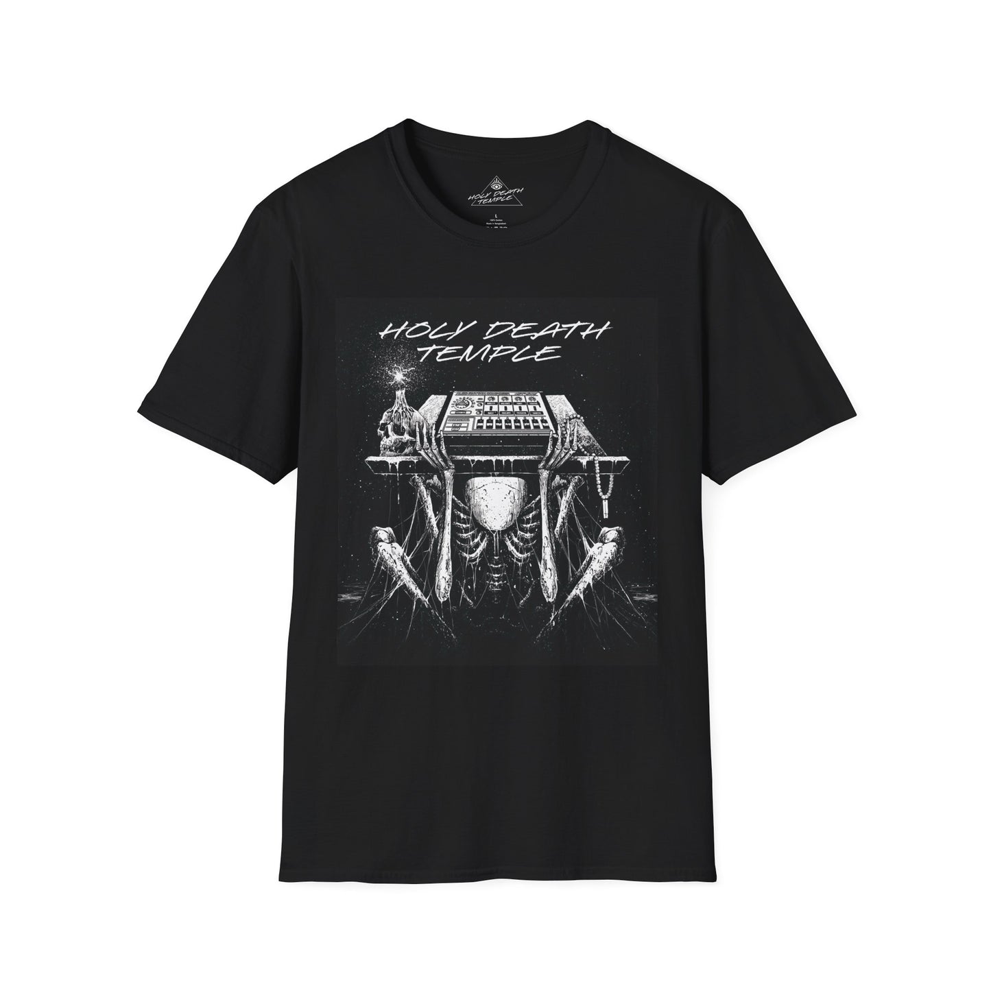 Holy Death Temple - Algo-Rhythm Grimoire - Unisex Softstyle T-Shirt