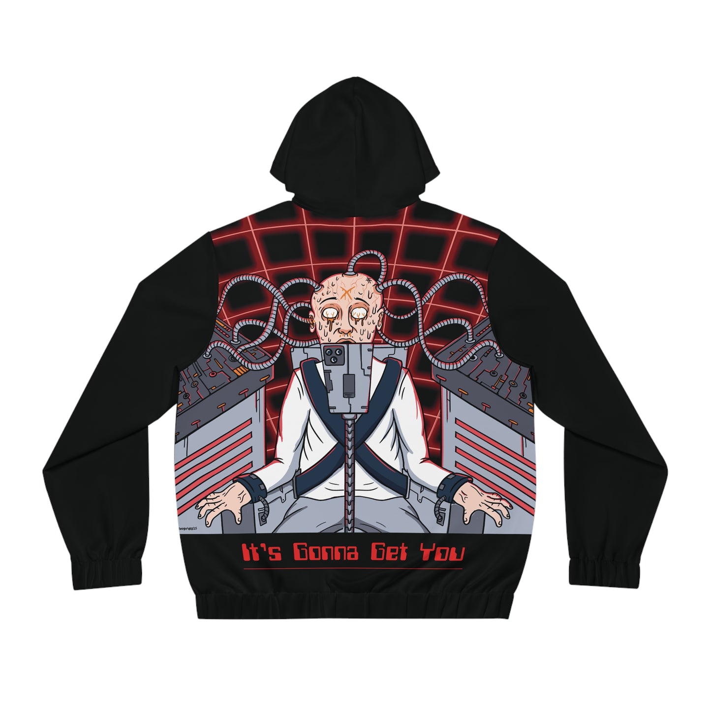 Holy Death Temple - Algo-Rhythm Old Skool - Men's Full-Zip Hoodie