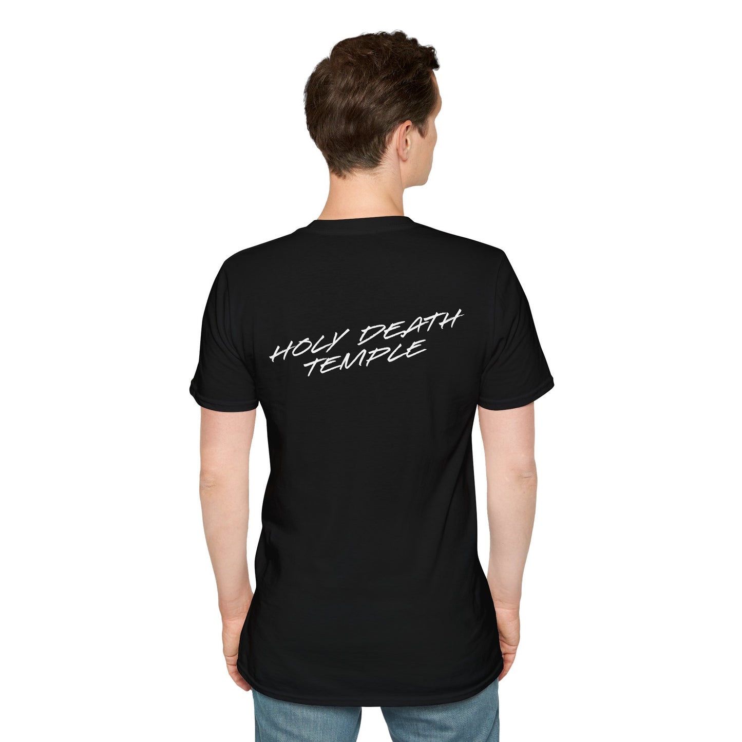 Holy Death Temple - GWAC Up Tha Catz Black - Unisex Softstyle T-Shirt