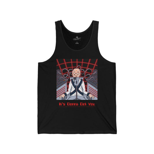Holy Death Temple - Algo-Rhythm Old Skool Black - Unisex Jersey Tank