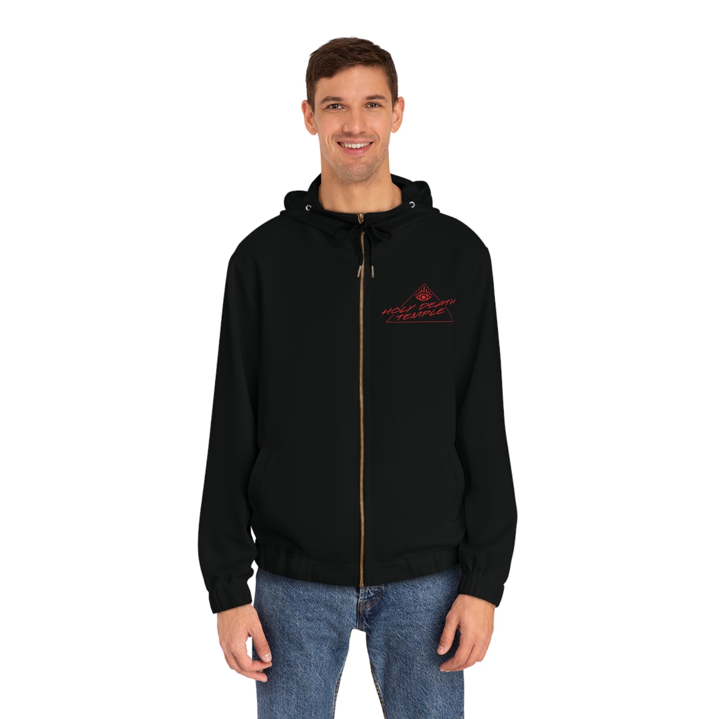 Holy Death Temple - Algo-Rhythm Old Skool - Men's Full-Zip Hoodie