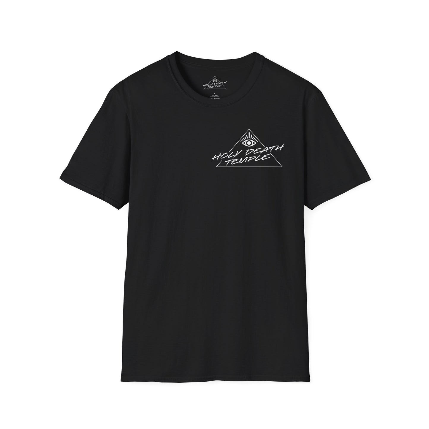 Holy Death Temple - GWAC Cats of Anarchy Black - Unisex Softstyle T-Shirt