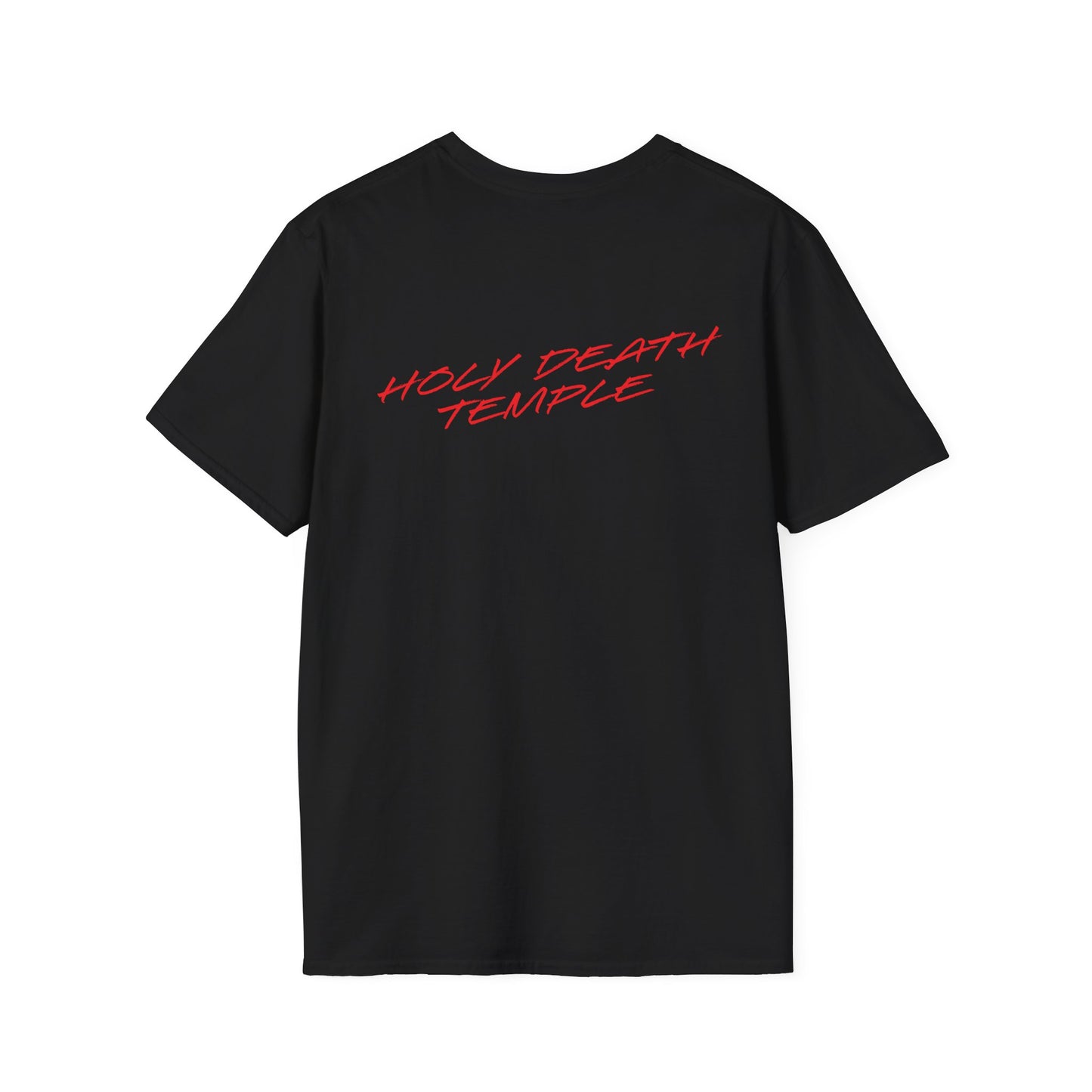 Holy Death Temple - Algo-Rhythm Old Skool Black - Unisex Softstyle T-Shirt