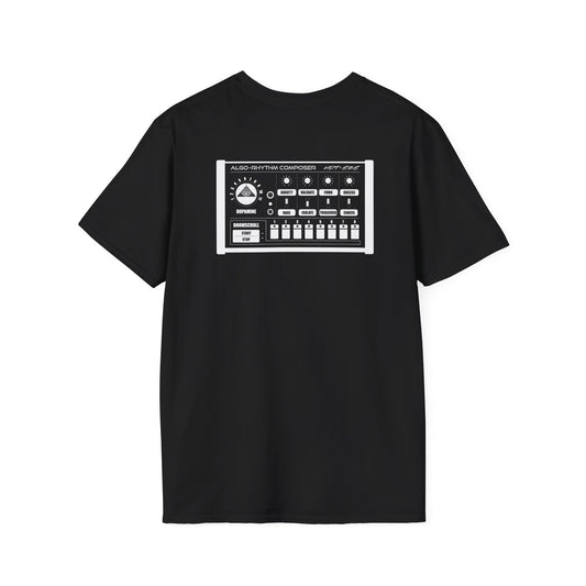 Holy Death Temple - Algo-Rhythm HDT-808 - White - Unisex Softstyle T-Shirt