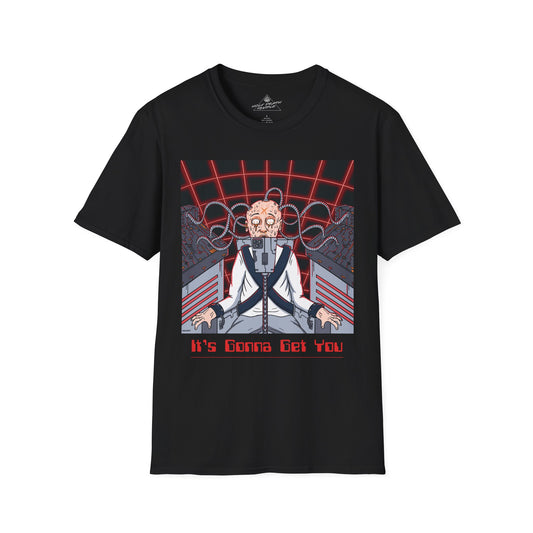 Holy Death Temple - Algo-Rhythm Old Skool Black - Unisex Softstyle T-Shirt