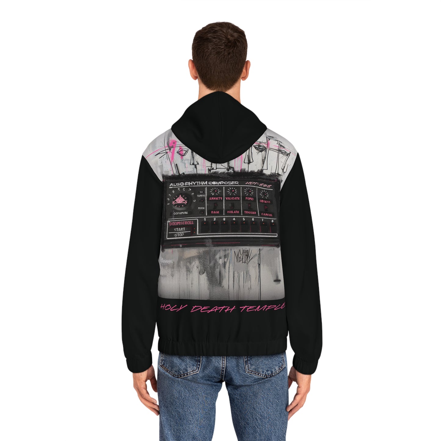 Holy Death Temple - HDT-808 Impression Of Truth - Men's Full-Zip Hoodie