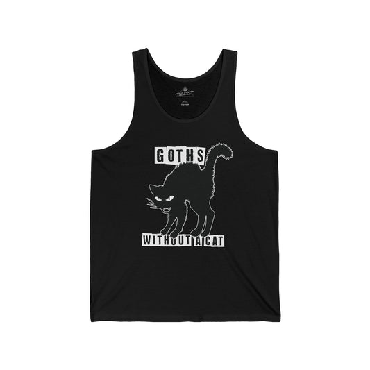 Holy Death Temple - GWAC Up Tha Catz Black - Unisex Jersey Tank