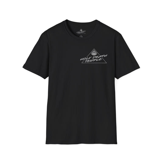 Holy Death Temple - The Art Of Subtle-Tee White Logo - Unisex Softstyle T-Shirt