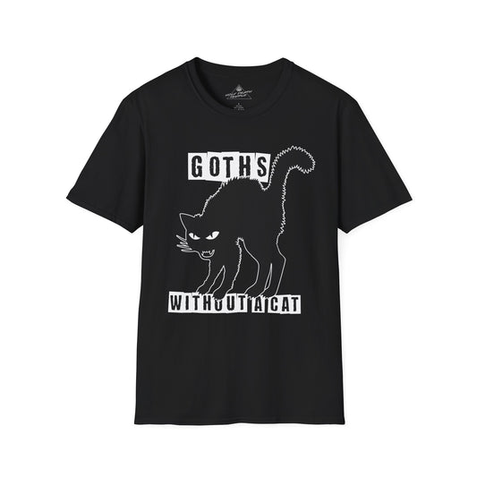 Holy Death Temple - GWAC Up Tha Catz Black - Unisex Softstyle T-Shirt