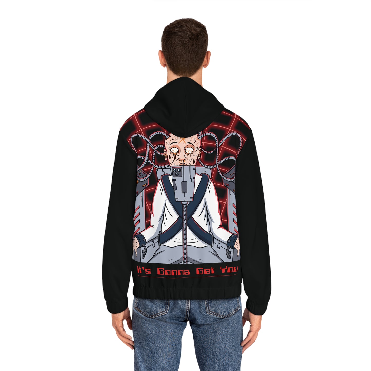 Holy Death Temple - Algo-Rhythm Old Skool - Men's Full-Zip Hoodie