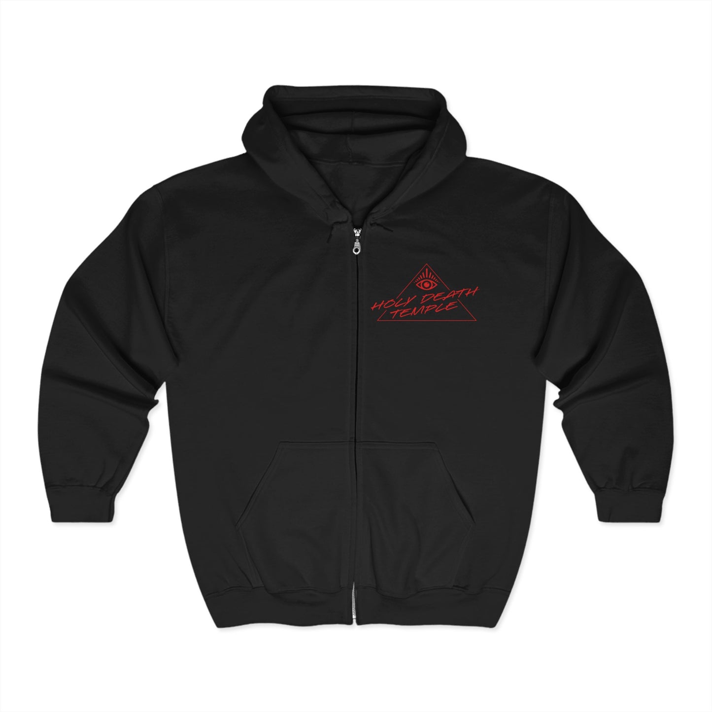 Holy Death Temple - Algo-Rhythm HDT-808 Black - Unisex Heavy Blend™ Full Zip Hoodie